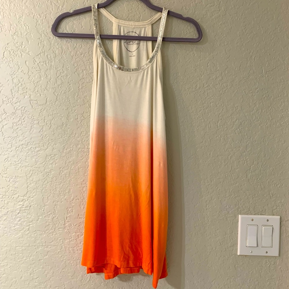 INC tank top with sequin neckline